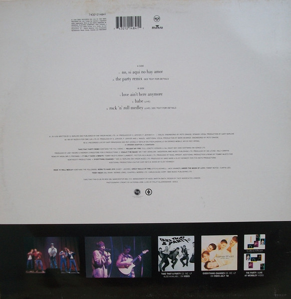 Take That - No, Si Aqui No Hay Amor | RCA (743211214841) - 2