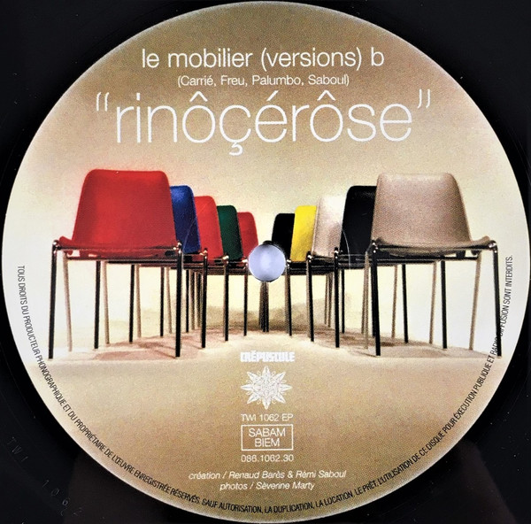 Rinôçérôse - Le Mobilier (Versions) | Crépuscule France (TWI 1062 EP) - 4 Rinôçérôse - Le Mobilier (Versions) | Crépuscule France (TWI 1062 EP) - 4