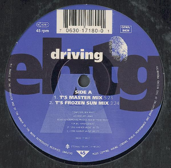 Everything But The Girl - Driving | Blanco Y Negro (0630-17180-0) - 3