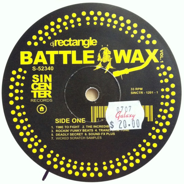 DJ Rectangle - Battle Wax Vol.1 | Sincenter Records (SINCTR-1201-1)