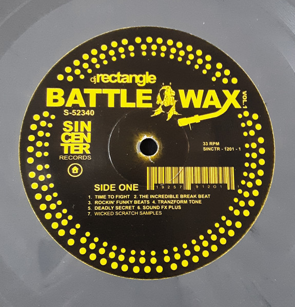 DJ Rectangle - Battle Wax Vol.1 | Sincenter Records (SINCTR-1201-1) - 3