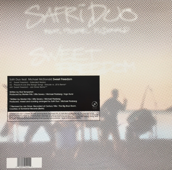 Safri Duo Featuring Michael McDonald - Sweet Freedom | Serious Records (SERR5512) - 2