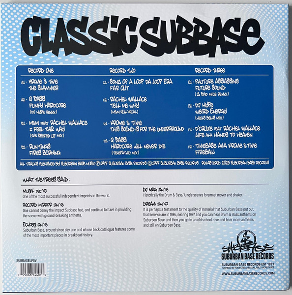 Various - Classic Subbase | Suburban Base Records (SUBBASELP5V) - 2 Various - Classic Subbase | Suburban Base Records (SUBBASELP5V) - 2