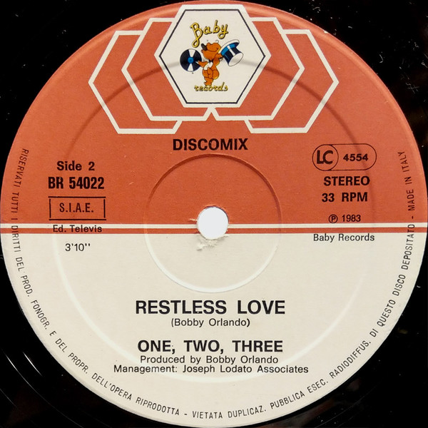 One-Two-Three - Runaway | Baby Records (BR 54022) - 4