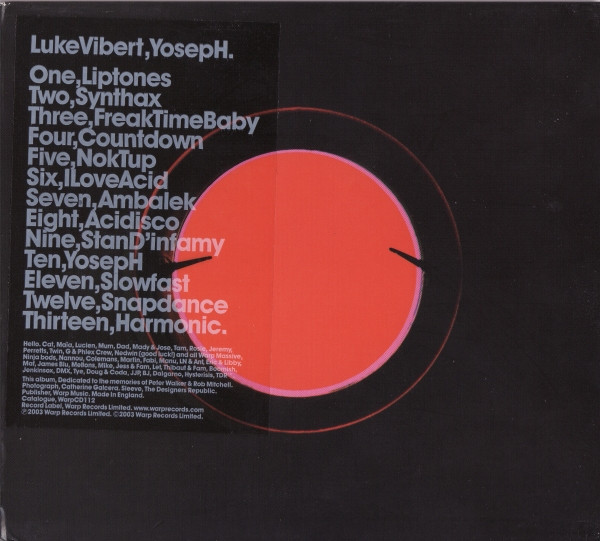 Luke Vibert - YosepH | Warp Records (WarpCD112) - 2