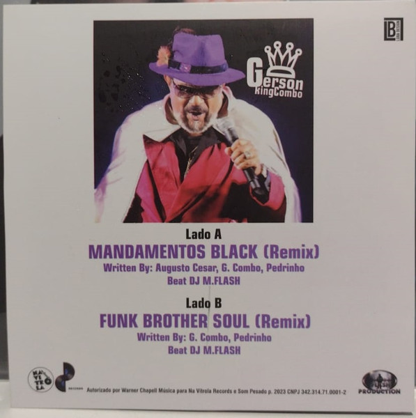 Gerson King Combo - Mandamentos Black / Funk Brother Soul | Na Vitrola Records (none) - 2
