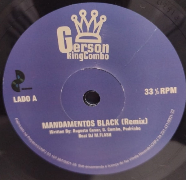 Gerson King Combo - Mandamentos Black / Funk Brother Soul | Na Vitrola Records (none) - 3
