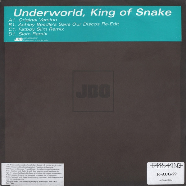Underworld - King Of Snake | JBO (JBO5008606P) - main