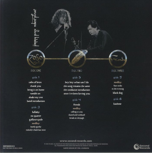 Jimmy Page , Robert Plant - Friends | Second Records (SRFM0043) - 2 Jimmy Page , Robert Plant - Friends | Second Records (SRFM0043) - 2