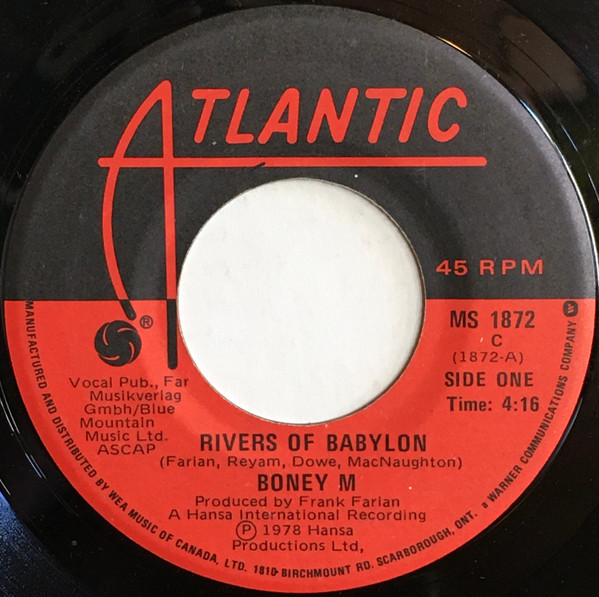 Boney M. - Rivers Of Babylon | Atlantic (MS 1872) - main