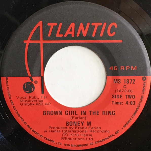 Boney M. - Rivers Of Babylon | Atlantic (MS 1872) - 2