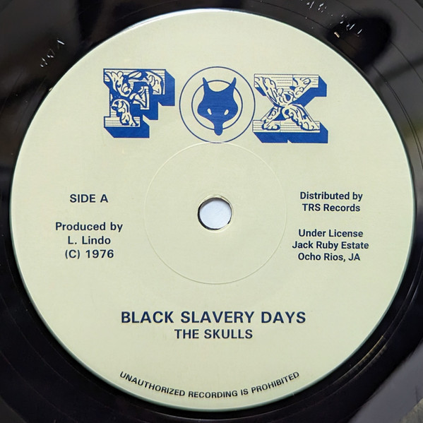 The Skulls - Black Slavery Days | Fox (TRS-JR-5)