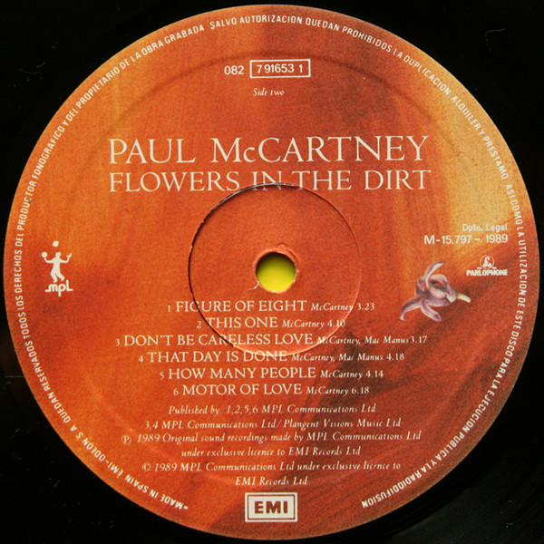 Paul McCartney - Flowers In The Dirt | Parlophone (082-791653 1) - 4