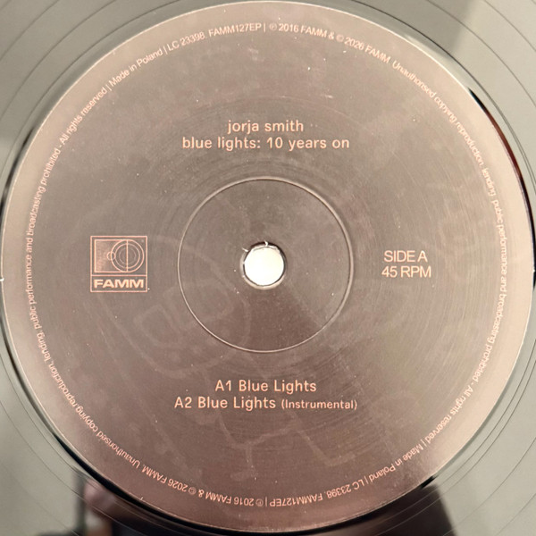 Jorja Smith - Blue Lights: 10 Years On | FAMM (FAMM127EP) - 4 Jorja Smith - Blue Lights: 10 Years On | FAMM (FAMM127EP) - 4