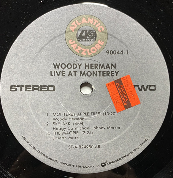 Woody Herman - Live At Monterey | Atlantic (90044-1) - 4