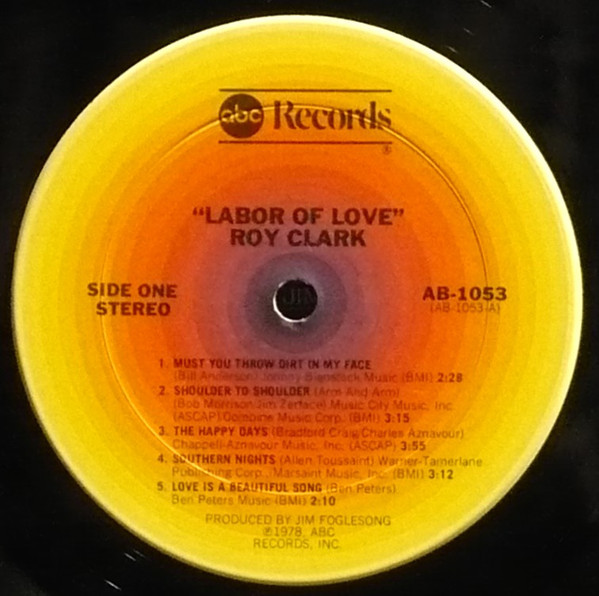 Roy Clark - Labor Of Love | ABC Records (AB 1053) - 3
