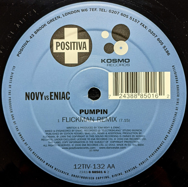 Novy vs. Eniac - Pumpin | Positiva (12TIV-132) - 4 Novy vs. Eniac - Pumpin | Positiva (12TIV-132) - 4