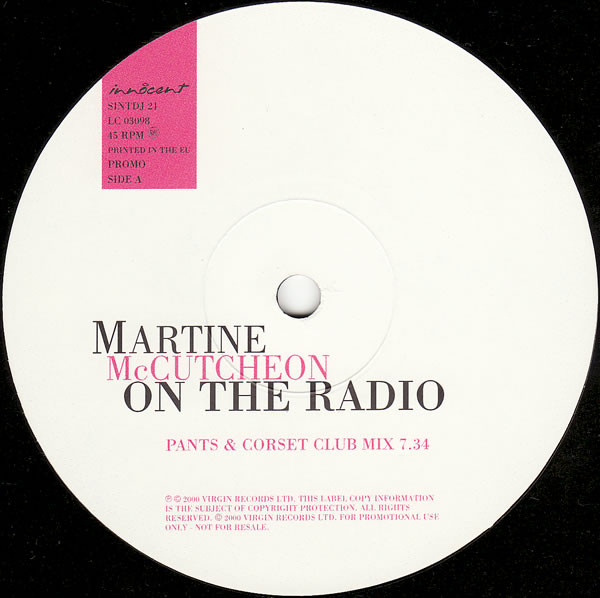 Martine McCutcheon - On The Radio | Innocent (SINTDJ 21) - 2