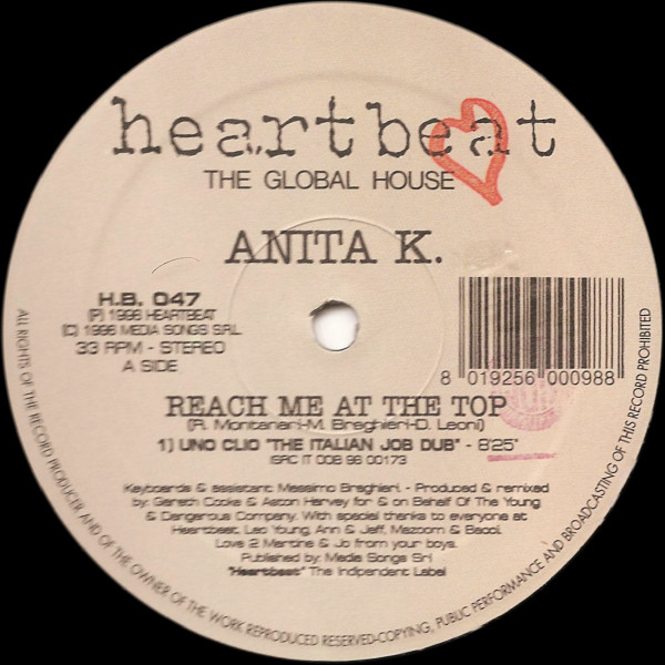 Anita K. - Reach Me At The Top | Heartbeat (HB 047) - main
