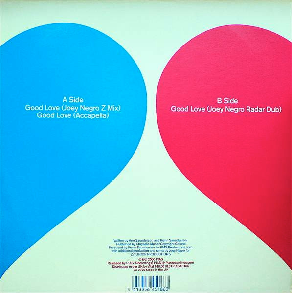 Inner City - Good Love (Joey Negro Mixes) | [PIAS] Recordings (PIASX018R) - 2