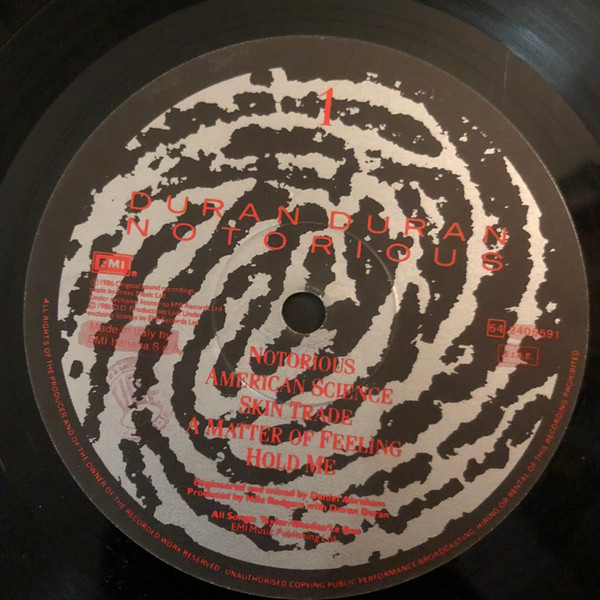 Duran Duran - Notorious | EMI (2406591) - 3