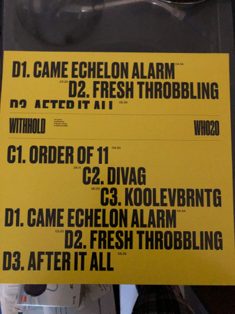 Various - WH020 | Withhold (WH020)