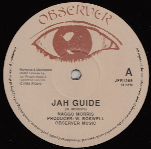 Naggo Morris / Niney The Observer - Jah Guide / Give Her My Love | Observer (JFR1268) - 3