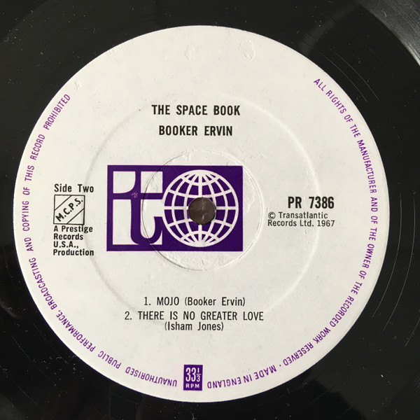 Booker Ervin - The Space Book | Prestige (PR 7386) - 4