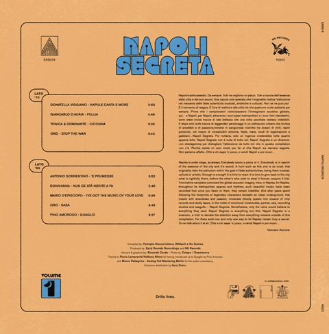 Various - Napoli Segreta Volume 1 | Early Sounds Recordings (EAS018) - 2