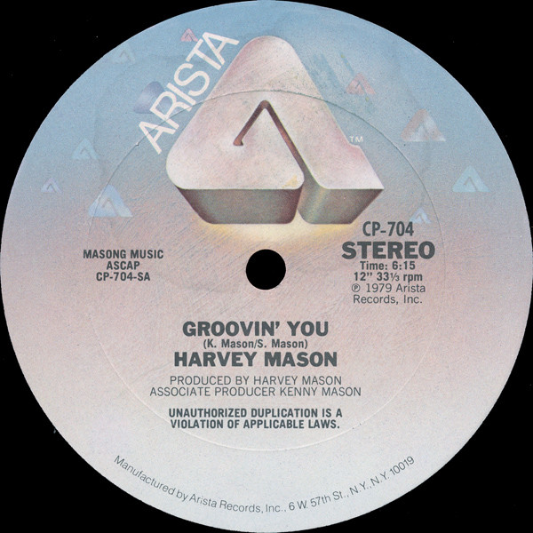 Harvey Mason - Groovin' You | Arista (CP-704)