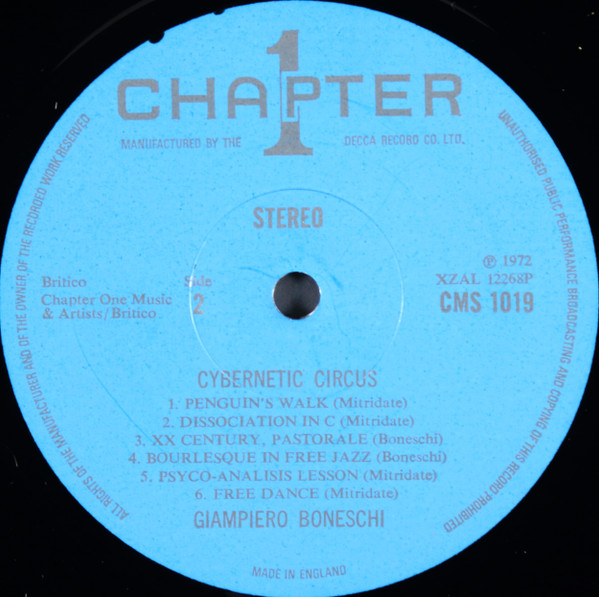 Giampiero Boneschi - Cybernetic Circus | Chapter 1 (CMS 1019) - 4 Giampiero Boneschi - Cybernetic Circus | Chapter 1 (CMS 1019) - 4
