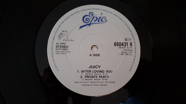 Juicy - After Loving You | Epic (650431 6)