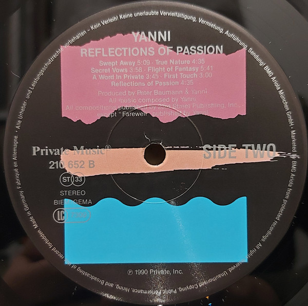 Yanni - Reflections Of Passion | Private Music (210652) - 4 Yanni - Reflections Of Passion | Private Music (210652) - 4