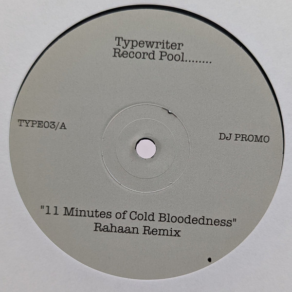 Rahaan - Disco Remixes | Typewriter Record Pool (TYPE03) - main Rahaan - Disco Remixes | Typewriter Record Pool (TYPE03) - main