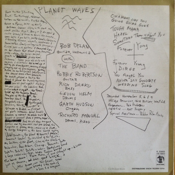 Bob Dylan - Planet Waves | Asylum Records (K 53003) - 4 Bob Dylan - Planet Waves | Asylum Records (K 53003) - 4