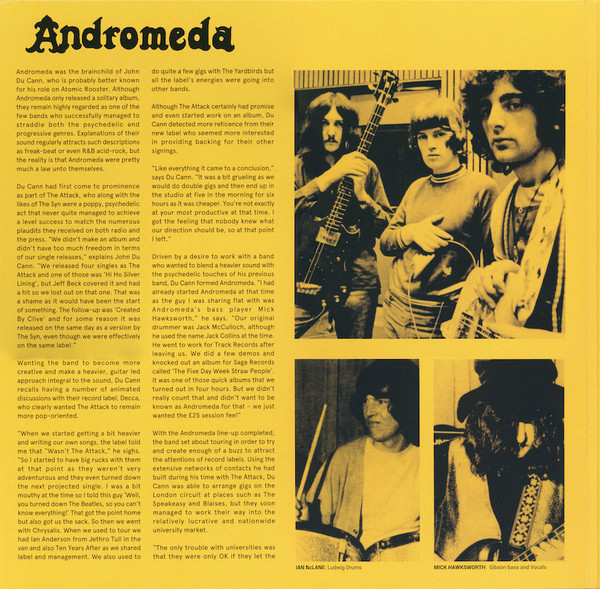 Andromeda - 1969 Album (Expanded Original John Du Cann Mix) | Guerssen (GUESS209) - 2