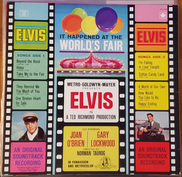 Elvis Presley - It Happened At The World's Fair [Vinyl] | RCA Victor (APL1-2568) - 2