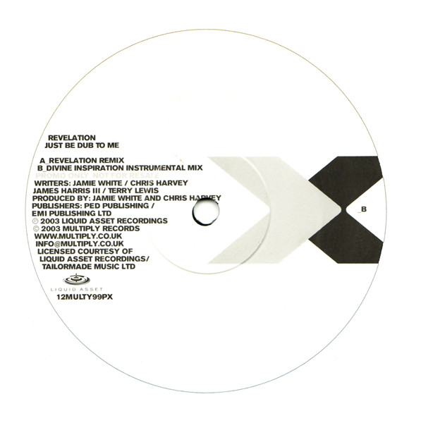 Revelation - Just Be Dub To Me | Multiply Records (12MULTY  99PX) - main