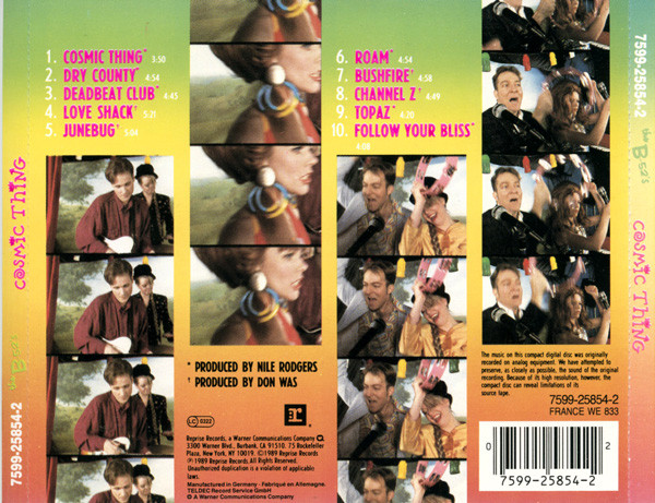 The B-52's - Cosmic Thing | Reprise Records (7599-25854-2) - 3