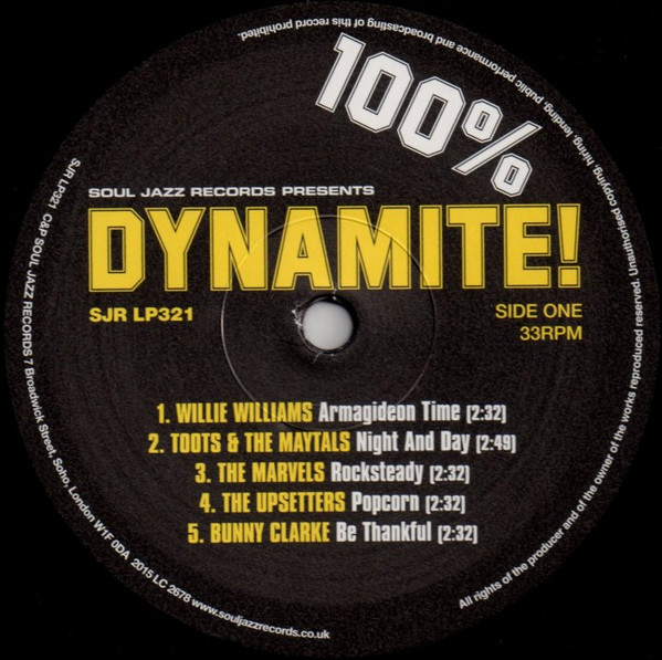 Various - 100% Dynamite! | Soul Jazz Records (SJR LP321) - 3