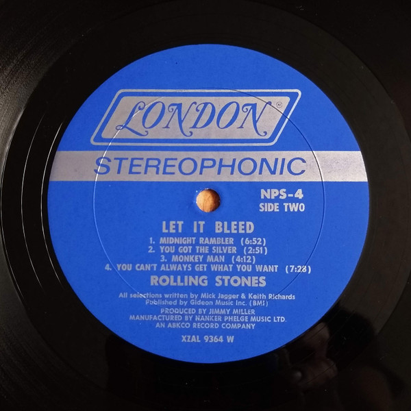 The Rolling Stones - Let It Bleed | London Records (NPS-4) - 4 The Rolling Stones - Let It Bleed | London Records (NPS-4) - 4