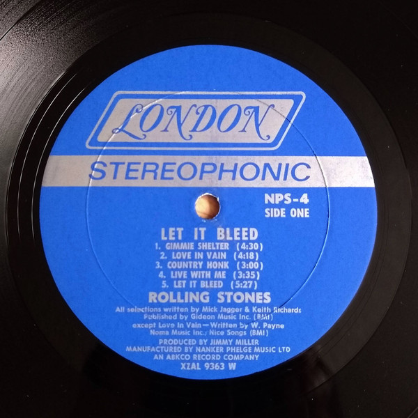 The Rolling Stones - Let It Bleed | London Records (NPS-4) - 3 The Rolling Stones - Let It Bleed | London Records (NPS-4) - 3