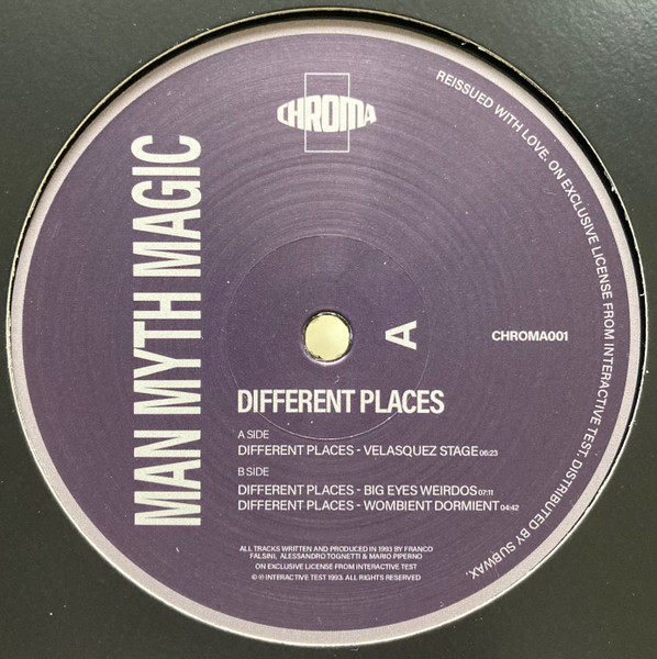 Man Myth Magic - Different Places | Chroma (CHROMA001) - main