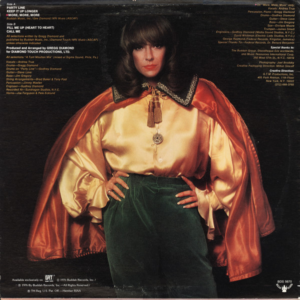 Andrea True Connection - More, More, More | Buddah Records (BDS 5670) - 2
