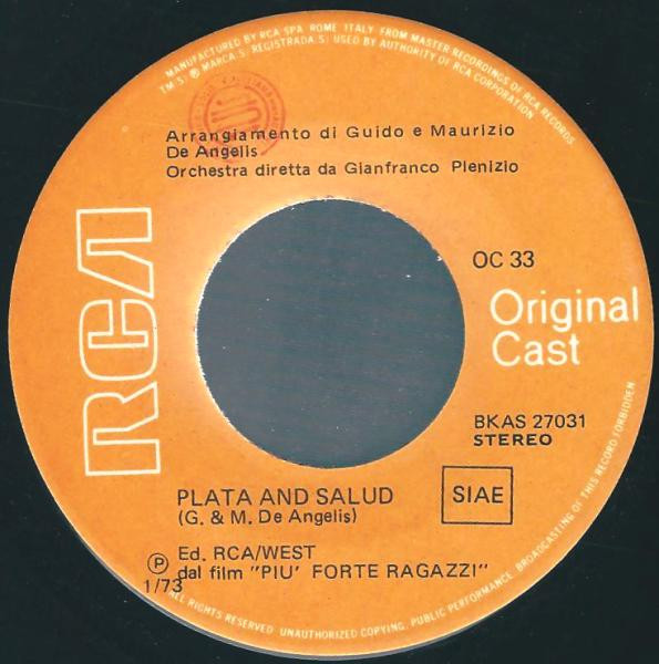 Oliver Onions - Flying Through The Air / Plata And Salud | RCA Original Cast (OC 33) - 4