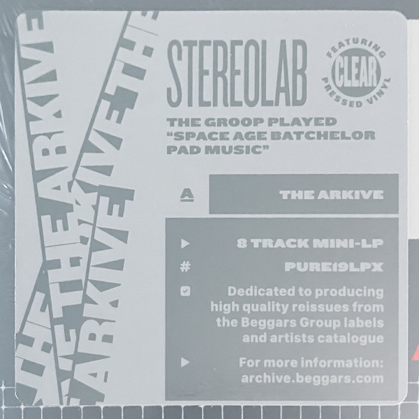 Stereolab - The Groop Played "Space Age Batchelor Pad Music" | Too Pure (Pure19LPX) - 2