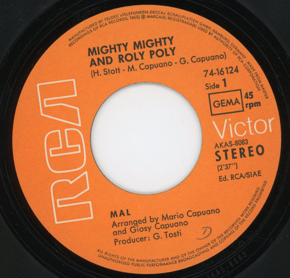 Mal - Mighty Mighty Roly Poly | RCA Victor (74-16 124) - 3