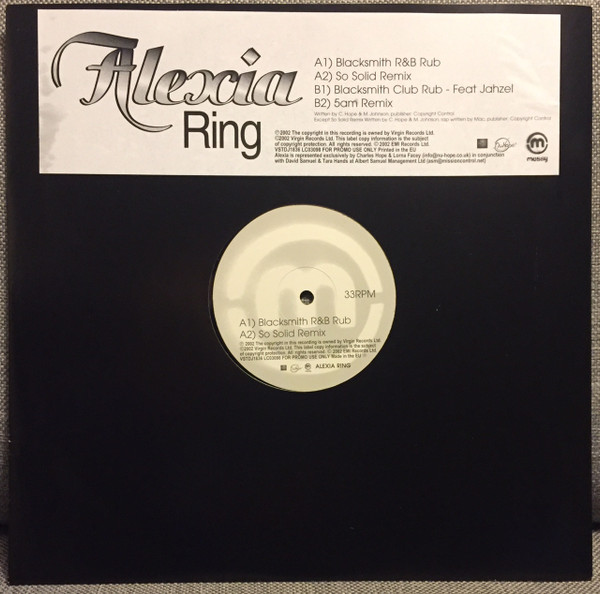 Alexia Khadime - Ring | Virgin (VSTDJ 1836) Alexia Khadime - Ring | Virgin (VSTDJ 1836)