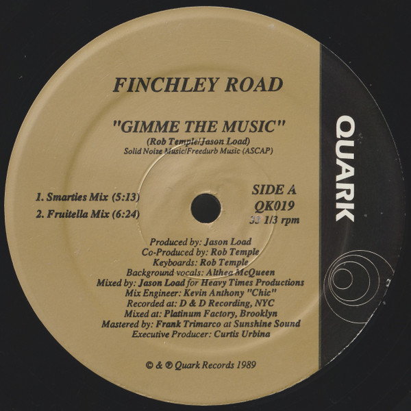 Finchley Road - Gimme The Music | Quark (QK019)