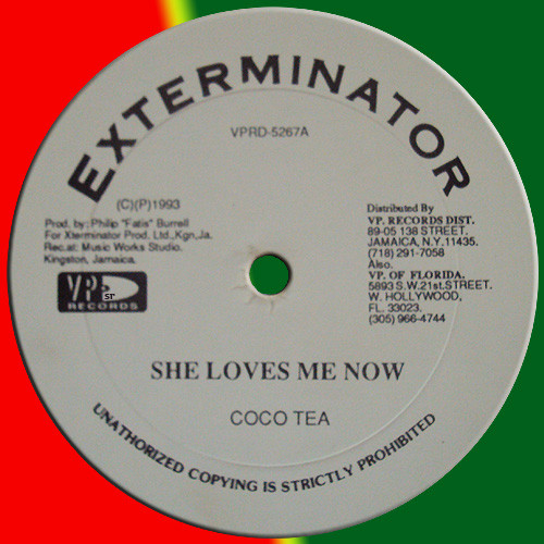Cocoa Tea / Sanchez - She Loves Me Now / Kiss Me Honey | Exterminator (VPRD-5267) Cocoa Tea / Sanchez - She Loves Me Now / Kiss Me Honey | Exterminator (VPRD-5267)